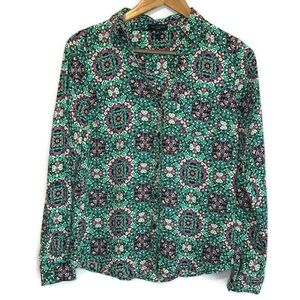 The Limited Ashton Pattern Slinky Blouse XS